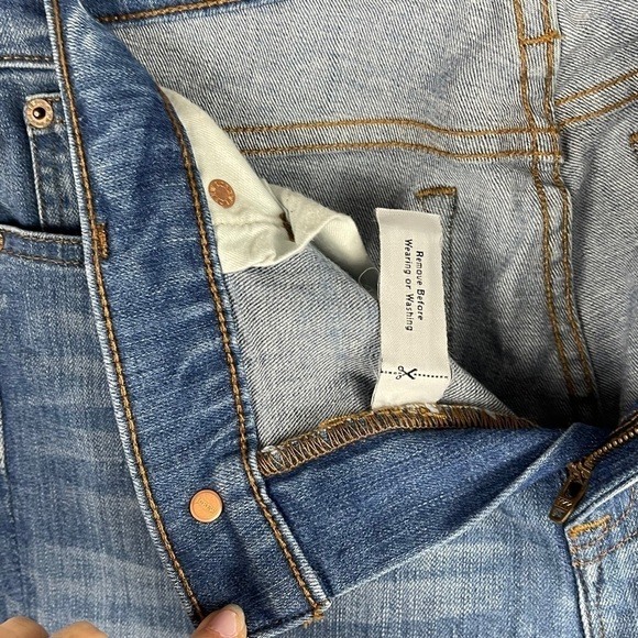 J. CREW HIGH RISE SKINNY FITTED WHISKERED DENIM JEANS - Picture 15 of 15